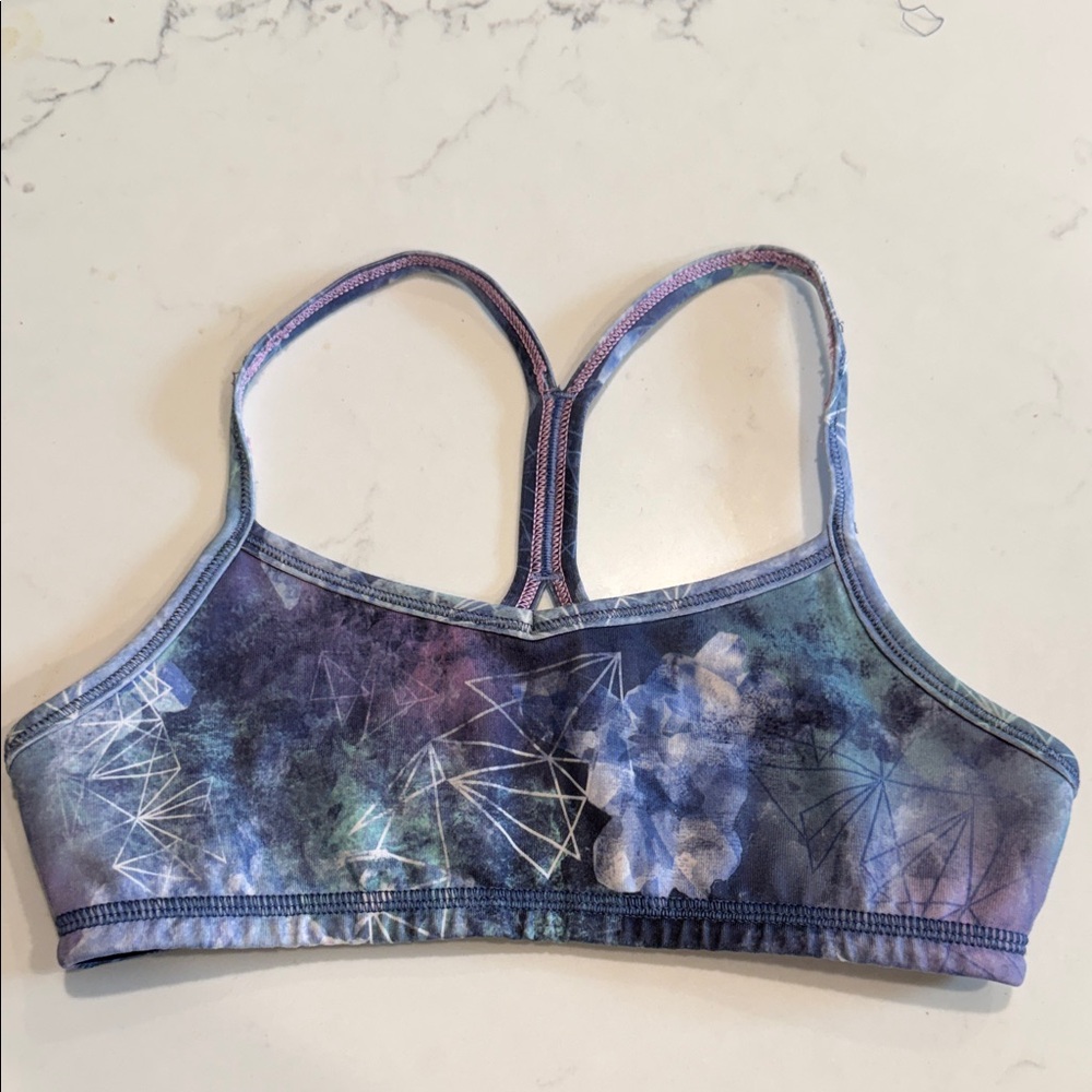 Ivivva Pink and Blue Activewear Top